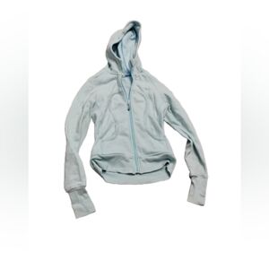 Lululemon Women's Blue Scuba Full Zip Hooded Jacket Sz 4